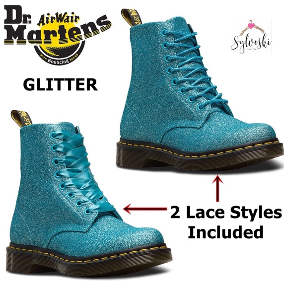 🆕 Dr. Martens® 1460 Pascal Glitter 8-Eye - Picture 6 of 10